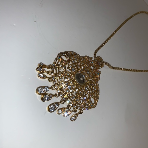 Gold Diamond Necklace - Picture 2 of 3